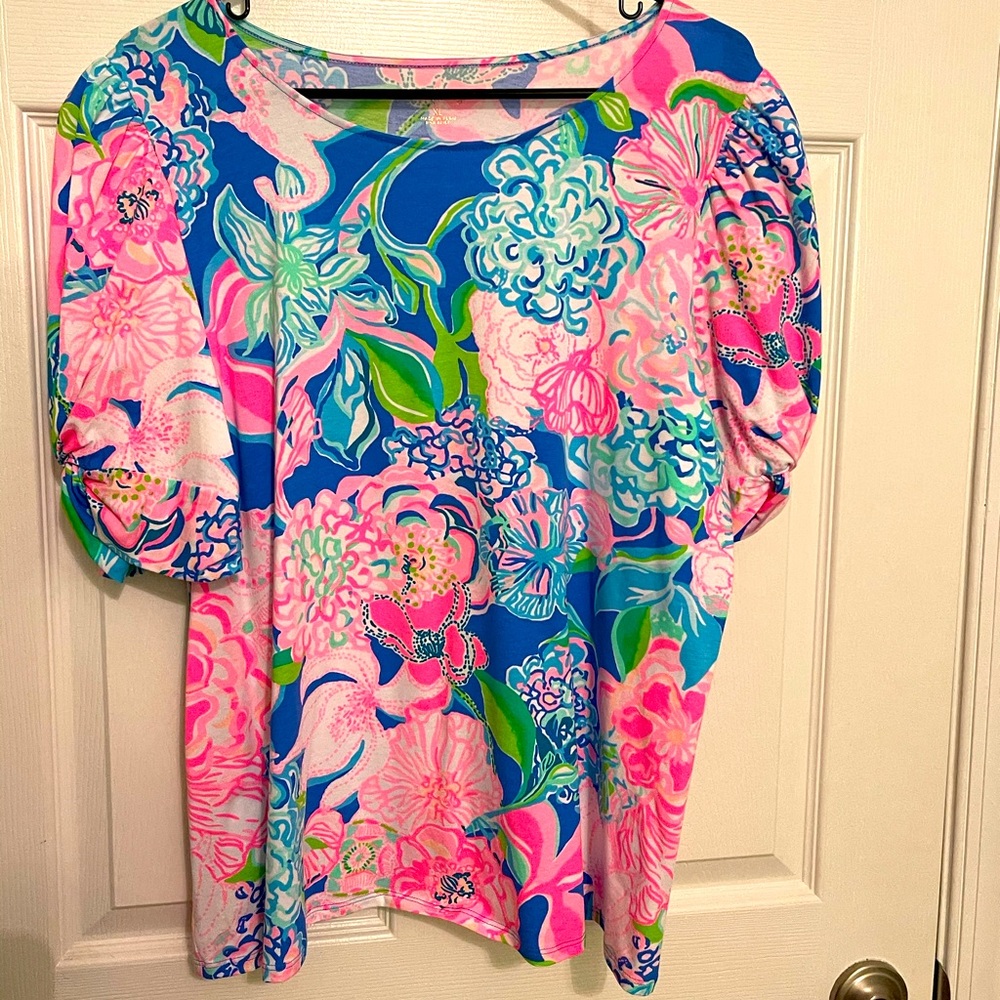 Lilly Pulitzer Elisabette Top XL NWOT